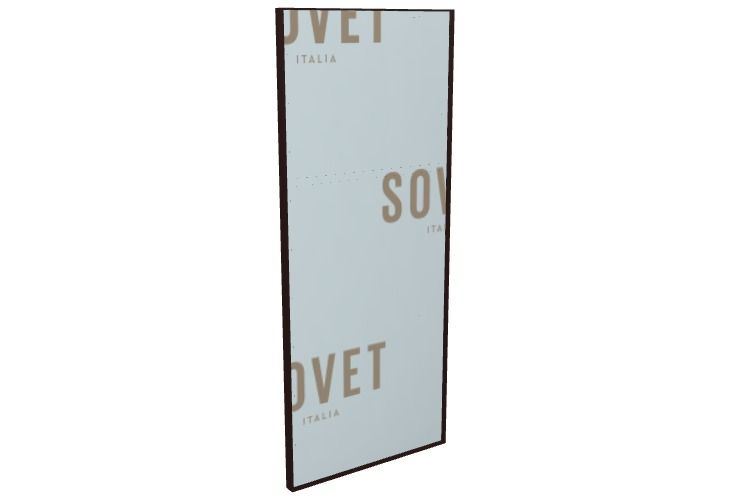 Billede af SOVET Visual Rectangular Spejl 190x80 cm - Mocha/Smoked Mirror