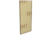 Billede af SOVET Visual Rectangular Spejl 190x80 cm - Burnished Brass/Gold Mirror