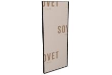 Billede af SOVET Visual Rectangular Spejl 190x80 cm - Black/Bronzed Mirror