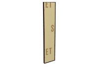 Billede af SOVET Visual Rectangular Spejl 180x40 cm - Mocha/Gold Mirror