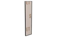 Billede af SOVET Visual Rectangular Spejl 180x40 cm - Black/Bronzed Mirror