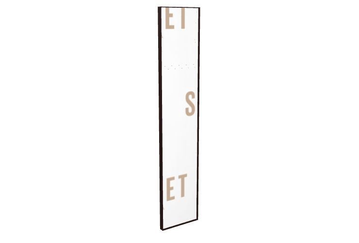 Billede af SOVET Visual Rectangular Spejl 220x45 cm - Mocha/Extralight Mirror