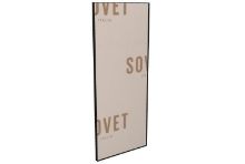 Billede af SOVET Visual Rectangular Spejl 220x90 cm - Black/Bronzed Mirror