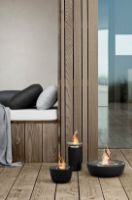 Billede af Blomus Fuoco Tabletop Gel Firepit Ø: 32,5 cm - Black