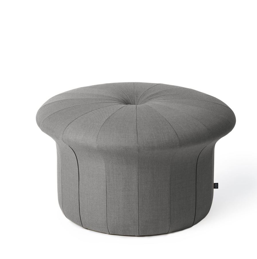 Billede af Warm Nordic Grace Pouf Ø: 77 cm - Grey Melange