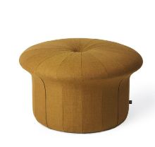 Billede af Warm Nordic Grace Pouf Ø: 77 cm - Dark Ochre