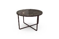 Billede af SOVET Piktor Sofabord  Ø: 55 cm - Mocha/Ceramics Ombra de Caravaggio