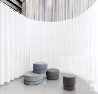 Billede af Normann Copenhagen Silo Puf Stor Ø: 90 cm - Riviera Blå/ Wynwood 8