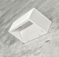 Billede af Lampefeber Miami Udendørs Væglampe B: 18 cm - Hvid