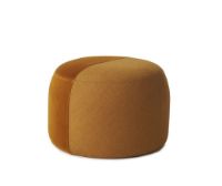 Billede af Warm Nordic Dainty Pouf Ø: 55 cm - Dark Ochre/Amber