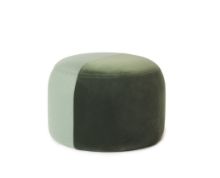Billede af Warm Nordic Dainty Pouf Ø: 55 cm - Jade/Forest Green