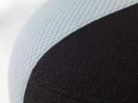 Billede af Warm Nordic Dainty Pouf Ø: 55 cm - Light Blue/Eggplant