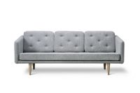 Billede af Fredericia Furniture 2003 No. 1 3 Pers. Sofa L: 206 cm - Hallingdal 130/Olieret Eg