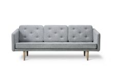 Billede af Fredericia Furniture 2003 No. 1 3 Pers. Sofa L: 206 cm - Hallingdal 130/Olieret Eg
