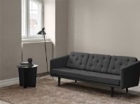 Billede af Fredericia Furniture 2003 No. 1 3 Pers. Sofa L: 206 cm - Hallingdal 180/Sortlakeret Eg
