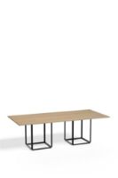 Billede af New Works Florence Dining Table Rectangular 110x240 cm - Natural Oak / Black