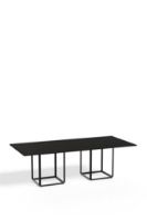 Billede af New Works Florence Dining Table Rectangular 110x240 cm - Black Stained Ash / Black