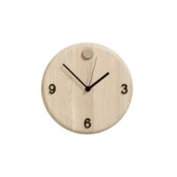 Billede af Andersen Furniture Wood Time Vægur Ø: 22 cm - Eg