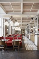 Billede af Warm Nordic Gesture Chair SH: 46 cm - Beech/Black Leather