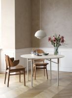 Billede af Warm Nordic Gesture Chair polstret sæde OG ryg -  Oak/Vegetal 90