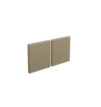 Billede af FROST Architectural Hardware Kube 3004 Blind Rosetter - Børstet Guld