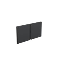 Billede af FROST Architectural Hardware Kube 3004 Blind Rosetter - Mat Sort