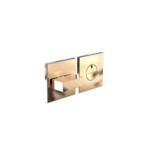 Billede af FROST Architectural Hardware Kube 2001 Center Toilet Indikator - Poleret Guld