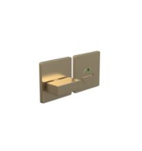 Billede af FROST Architectural Hardware Kube 2001 Modul Toilet Indikator - Børstet Guld