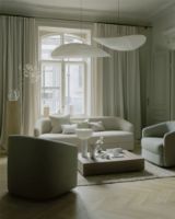 Billede af New Works Tense Pendant Lamp Ø: 120 cm - White Tyvek