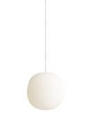 Billede af New Works Lantern Pendant Ø: 20 cm - Frosted White Opal Glass 