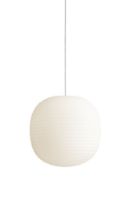 Billede af New Works Lantern Pendant Ø: 30 cm - Frosted White Opal Glass