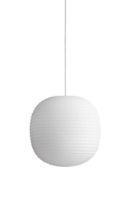 Billede af New Works Lantern Pendant Ø: 30 cm - Frosted White Opal Glass
