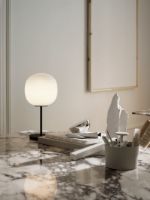 Billede af New Works Lantern Table Lamp Ø: 20 cm - Frosted White Opal Glass 