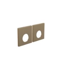 Billede af FROST Architectural Hardware Kube 3006 Kaba Dørgrebs Rosette - Børstet Guld