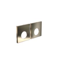Billede af FROST Architectural Hardware Kube 3006 Kaba Dørgrebs Rosette - Poleret Guld
