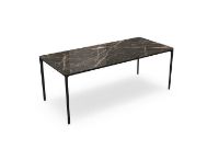Billede af SOVET Slim Rectangular 200x90 cm - Black/Ceramics Ombra di Caravaggio