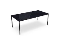 Billede af SOVET Slim Rectangular 200x100 cm - Black/Ceramics Polished Marquinia