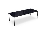 Billede af SOVET Slim Rectangular 240x100 cm - Black/Ceramics Polished Marquinia