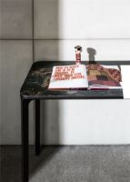 Billede af SOVET Slim 4 Legs Console L: 120 cm - Black/Ceramics Ombra di Caravaggio