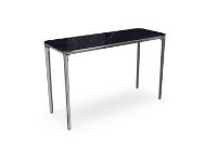 Billede af SOVET Slim 4 Legs Console L: 120 cm - Chrome/Ceramics Polished Marquinia