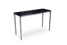 Billede af SOVET Slim 4 Legs Console L: 120 cm - Chrome/Ceramics Polished Marquinia