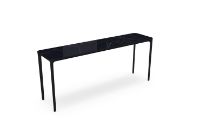 Billede af SOVET Slim 4 Legs Console L: 180 cm - Black/Ceramics Polished Marquinia