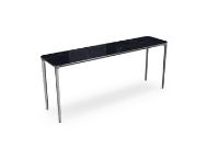 Billede af SOVET Slim 4 Legs Console L: 180 cm - Chrome/Ceramics Polished Marquinia 