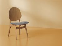 Billede af Warm Nordic Noble Chair SH: 45 cm - Oak/Sprinkles 