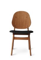 Billede af Warm Nordic Noble Chair SH: 45 cm - Teak/Black 