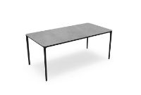 Billede af SOVET Slim Rectangular 180x90 cm - Black/Ceramics Grey
