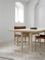 Billede af Fredericia Furniture 3237 Den Spanske Spisebordsstol SH: 46 cm - Cognac Læder/Olieret Eg