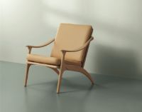 Billede af Warm Nordic Lean Back Lounge Chair SH: 41 cm - Oak/Nature