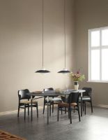 Billede af Warm Nordic Gesture Chair SH: 46 cm - Beech/Black Leather