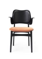Billede af Warm Nordic Gesture Chair SH: 46 cm - Black/Rose